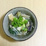 茄子とエノキとあげのみぞれ煮